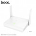 Wi-Fi роутер HOCO HI36 White. Беспроводная частота: 2.4GHz всенаправленная антенна 5dBi. Стандарт беспроводной связи 802.11b/g/n. Интерфейс: WLAN/2хLAN port (10/100Mbps). Скорость передачи сигнала: 2.4GHz: 3000Mbps. Методы шифрования:: WPA-PSK, WPA2-PSK, 