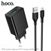 СЗУ-USB Micro HOCO CS92A 1м, QC3.0 18W, Black