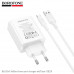 СЗУ-2USB-USB-C Type-C BOROFONE BA105A 1м, 2.4А, White. USB-C15W 5V/3A, USB-A1/A2 12W 5V/2.4A.