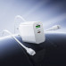СЗУ-USB-USB-C BOROFONE BA106A USB-C 20W+USB 18W, 3A, White
