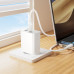 СЗУ-USB-USB-C BOROFONE BA106A USB-C 20W+USB 18W, 3A, White