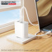 СЗУ-USB-USB-C (Type-C)-Type-C BOROFONE BA106A 1м, PD20W+ USB 18W, 3A, White