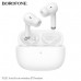 Гарнитура вакуумная Bluetooth Borofone FQ10 Joyful White. Емкость аккумулятора кейса 300mAh; наушников 40mAh. Время работы: 7 часов. Материал: ABS. Размер: 62х50х26мм. Ведущий-ведомы, голосовой помощник и др.