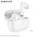 Гарнитура вакуумная Bluetooth Borofone FQ10 Joyful White. Емкость аккумулятора кейса 300mAh; наушников 40mAh. Время работы: 7 часов. Материал: ABS. Размер: 62х50х26мм. Ведущий-ведомы, голосовой помощник и др.