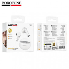 Гарнитура вкладыши Bluetooth Borofone FQ12 White. BT 5.4. Емкость аккумулятора: кейс: 350mAh; наушники 30mAh. Время зарядки: 4 часа. Ведущий-ведомый, вызов голосового помощника, переключение песен.
