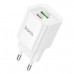 СЗУ-USB-USB-C HOCO C147A PD20W+QC3.0 18W, White