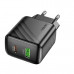 СЗУ-USB-USB-C HOCO CS25A PD20W+QC3.0 18W, Black