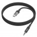 Аудио переходник Type-C(папа)-Jack3,5(папа) Hoco UPA27 1.2м, Black