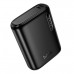 Внешний аккумулятор 5000 mAh HOCO J158 Black 18.5Wh. Номинальная емкость: 3000mAh. Вход: USB-C/Micro USB: 5V/2A. Выход: USB-A: 5V/2A. Индикатор заряда батареи.Материал: ABS+Огнестойкий корпус ПК + литиевая батарея 18650. Размер: 76х56х23мм; Вес: 130г.