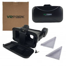 Очки виртуальной реальности VR PARK. Диагональ экрана смартфона: 4.0 - 6.7. Размер: 220х110х216 мм.
