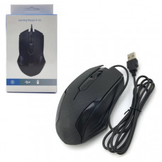 Мышь проводная игровая H X-55 Black, 3 кн., 1000 dpi, кабель 1м.