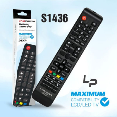 Пульт универсальный Live-Power 16A3000/CX509-DTV для DEXP