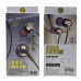 Гарнитура вакуумная Stereo Earphone G-33 Black, кабель 1.2м.