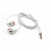 Гарнитура вакуумная Super Bass G-34 White, кабель 1.2м