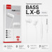 Гарнитура вакуумная BASS LX-6 White