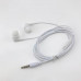 Гарнитура вакуумная Bass Extra T-18, White. Кабель 1,2м.