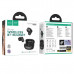 Гарнитура вкладыши Bluetooth HOCO EQ25 Midnight Black. Емкость аккумулятора: кейс 300mAh; наушник 40mAh. Время работы: 7 часа. Материал: ABS. Размер: 61х48х27мм. Поддержка переключателя Hall, переключения между ведущим и ведомым устройствами, вызова Siri 