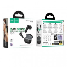 Гарнитура вкладыши Bluetooth HOCO EQ28 Midnight Black. Емкость аккумулятора: кейс 320mAh; наушник 40mAh. Время работы: 7 часов. Материал ABS. Размер: 52х48 х27.5мм.