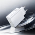 СЗУ-USB-C (Type-C)-Type-C BOROFONE BA109A 1м, PD40W, GaN, White (maximum 60W).