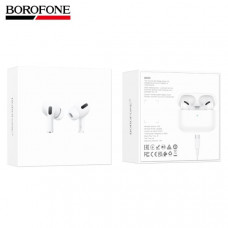 АКЦИЯ! Гарнитура вакуумная Bluetooth Borofone BW90 White. Продается КРАТНО 5шт!!!  Емкость батареи: кейс 300mAh, наушники 30mAh. Время использования: 4 часа, в режиме ожидания: 200 часов. Матеиал: ABS. Размер: 60.6х45.2х21.7мм. Общий вес: 60г. Поддерживае