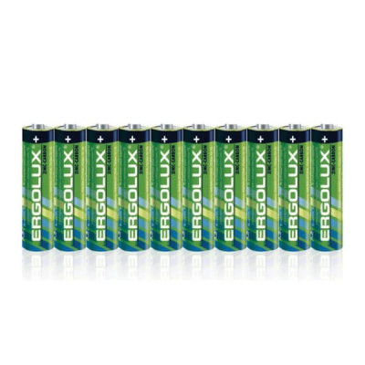 Батарейка Ergolux Zinc-carbon R03 SP-10 (10/60)