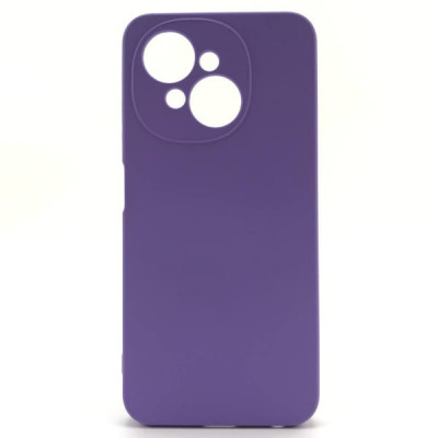 Чехол силиконовый Silicone Cover Tecno Spark Go 1, цвет Viola (Soft-touch)