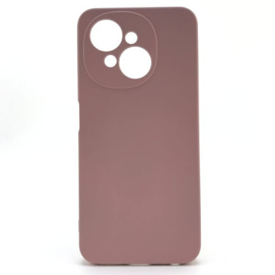 Чехол силиконовый Silicone Cover Tecno Spark Go 1, цвет Pink Sand (Soft-touch)
