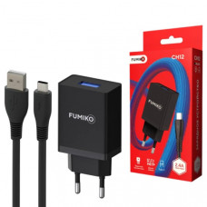 СЗУ-USB Type-C FUMIKO CH12 1м, 2.4А, Black
