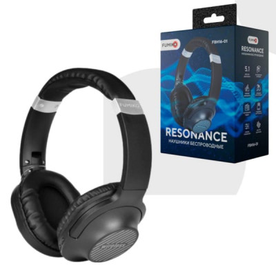 Гарнитура беспроводная полноразмерная Bluetooth FUMIKO RESONANCE, Black. Время работы до 4 часов. Дистанция работы до 10м. Врмя зарядки до 2 часов. Складная конструкция. Поддержка MicroSD до 32Gb. Встроенное радио.
