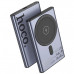 Внешний аккумулятор 5000 mAh HOCO Q32 Bird PD20W Metal gray с беспроводной зарядкой. (стандарт ССС-без ограничений на авиа в Китае) Емкость: 5000mAh 19.25Wh. Номинальная емкость: 2500mAh. Выход: USB-C: 18W. Выход: USB-C: 20W. Выход беспроводной зарядки: 5