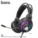 Гарнитура проводная полноразмерная игровая Hoco ESD12 с микрофоном. Кабель 2 м. RGB подсветка. Разъем штекера 2х3.5 мм. Разъем USB.