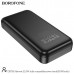 Внешний аккумулятор 20000 mAh Borofone DBT38 22.5W Black. Емкость: 20000 мАч 74 Втч, номинальная емкость 10800 мАч. Вход: Micro-USB 5V/2A, 9V/2A, 12V/1.5A. USB-C: 5V/3A, 9V/2A, 12V/1.5A. Выход: USB-C: 5V/2.4A, 9V/2.22A, 12V/1.67A. USB-A1/A2: 5V/4.5A, 4.5V