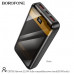 Внешний аккумулятор 20000 mAh Borofone DBT38 22.5W Black. Емкость: 20000 мАч 74 Втч, номинальная емкость 10800 мАч. Вход: Micro-USB 5V/2A, 9V/2A, 12V/1.5A. USB-C: 5V/3A, 9V/2A, 12V/1.5A. Выход: USB-C: 5V/2.4A, 9V/2.22A, 12V/1.67A. USB-A1/A2: 5V/4.5A, 4.5V