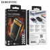 Внешний аккумулятор 20000 mAh Borofone DBT38 22.5W Black. Емкость: 20000 мАч 74 Втч, номинальная емкость 10800 мАч. Вход: Micro-USB 5V/2A, 9V/2A, 12V/1.5A. USB-C: 5V/3A, 9V/2A, 12V/1.5A. Выход: USB-C: 5V/2.4A, 9V/2.22A, 12V/1.67A. USB-A1/A2: 5V/4.5A, 4.5V