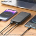 Внешний аккумулятор 10000 mAh Borofone DBT33 Brisa 22.5W Black. Емкость 10000 мАч 37 Втч. Номинальная емкость 5500 мАч. Устройство поддерживает быструю зарядку через Micro-USB и Type-C с мощностью до 18 Вт, что ускоряет процесс зарядки самого Power Bank. 