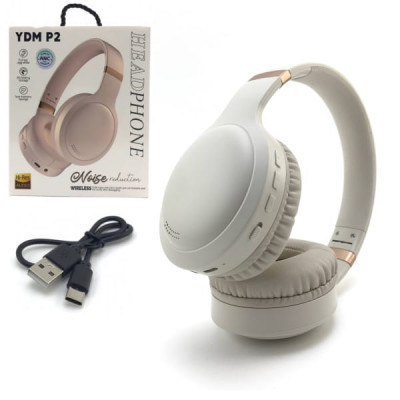 Гарнитура беспроводная полноразмерная BT YDM P2 Beige.