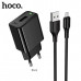 СЗУ-USB Micro HOCO CS91A 1м, 2.1A, Black