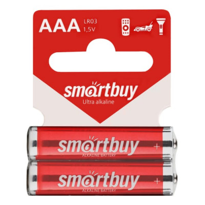 Батарейка Smartbuy LR03 SB-2 с подвесом (60/600)