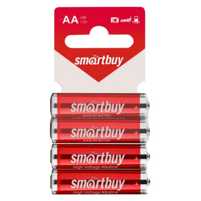 Батарейка Smartbuy LR6 SB-4 с подвесом (60/720)