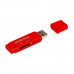 Картридер Smartbuy 715 USB 2.0 - SD/microSD, красный