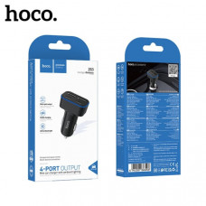 АКЦИЯ!!! АЗУ 2USB-2USB-C HOCO Z63 Black. Ппродается КРАТНО 3 шт!!! Выход: USB-C1/C2:5V/3A; USB-A1/A2 5V/2.4A. USB-C1+USB-C2+USB-A1+USB-A2: 5V/3.1A.