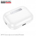 Гарнитура Bluetooth Borofone BW95 White с открытой конструкцией. Емкость аккумулятора: зарядный кейс 300 мАч, наушники 35 мАч. Время работы: 6 часов; время ожидания: 200 часов. Материал: ABS; Размер: 60,5х45х22 мм; общий вес: 42 г. Конструкция с С-образны