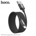 Кабель Lightning HOCO X89 2м, 2.4A, нейлон, Black
