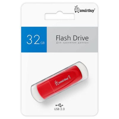 USB флеш-диск 32Gb Smartbuy Scout Red