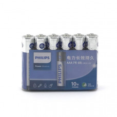 Батарейка PHILIPS LR03 Power Alkaline Blue (CN) SH-6