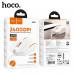 Мышь игровая проводная HOCO GM37 White. USB. DPI: 800-1200-1600-2400. 4 кн.
С подсветкой. Кабель 1,4м, ПВХ.