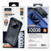 Внешний аккумулятор 10000 mAh FaizFull FL156 22.5W, Black. Цифровой индикатор заряда. Заряжает пр помощи выхода Type-C.
