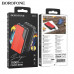 Внешний аккумулятор 10000 mAh Borofone DBT23 Black/Red. Емкость: 10000 мАч 37 Втч. Номинальная емкость: 5900 мАч. Вход: Micro/Type-C: 2A. Выход: USB1/2: 5V2.1A, общий выход: 5V2.1A. Дисплей: Светодиодный индикатор уровня заряда батареи. Материал: Огнестой
