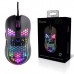 Мышь проводная игровая Smartbuy RUSH X21, черный. RGB-подсветка. 6 кн., 1200/1600/2400/3200/4800 dpi. Длина кабеля 1,5 м.