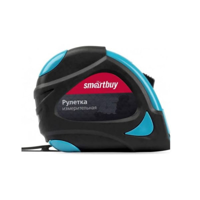 Рулетка измерительная SmartbuyTools 3мх16мм, прорезиненный корпус,эрг. форма, усиленный зацеп.